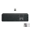 Logitech MX Keys S tastatūra universāla RF bezvadu + Bluetooth AZERTY beļģu grafīta krāsā