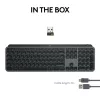 Logitech MX Keys S tastatūra universāla RF bezvadu + Bluetooth AZERTY beļģu grafīta krāsā