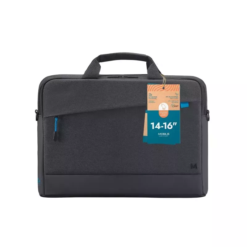 Portfelis Mobilis 025028 portatīvā datora soma 40,6 cm (16 collas) melna