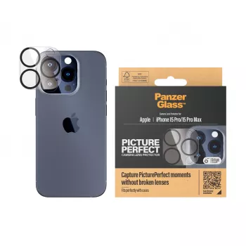 PanzerGlass ® PicturePerfect kameras objektīva aizsargs iPhone 15 Pro | 15 Pro Max