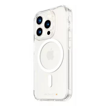 PanzerGlass ® HardCase Transparent w. balta MagSafe & D3O® iPhone 15 Pro