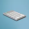 R-Go Tools ciparu tastatūra R-Go Numpad Break, ergonomiska ciparu tastatūra ar pārtraukuma programmatūru, Bluetooth, balta