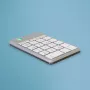 R-Go Tools ciparu tastatūra R-Go Numpad Break, ergonomiska ciparu tastatūra ar pārtraukuma programmatūru, Bluetooth, balta