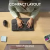Logitech Wave Keys for Business ergonomiskā tastatūra pilna izmēra bezvadu