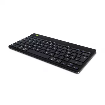 R-Go Tools Ergonomiskā tastatūra R-Go Compact Break, kompakta tastatūra ar pārtraukuma programmatūru, QWERTZ (DE), Bluetooth, melna