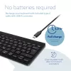 R-Go Tools Ergonomiskā tastatūra R-Go Compact Break, kompakta tastatūra ar pārtraukuma programmatūru, QWERTZ (DE), Bluetooth, melna