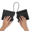 R-Go Tools ergonomiskā tastatūra R-Go Split Break ar pārtraukumu programmatūru, ergonomiska dalītā tastatūra, QWERTZ (DE), Bluetooth, melna