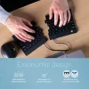 R-Go Tools ergonomiskā tastatūra R-Go Split Break ar pārtraukumu programmatūru, ergonomiska dalītā tastatūra, QWERTZ (DE), Bluetooth, melna