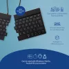 R-Go Tools ergonomiskā tastatūra R-Go Split Break ar pārtraukumu programmatūru, ergonomiska dalītā tastatūra, QWERTZ (DE), Bluetooth, melna