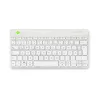 R-Go Tools ergonomiskā tastatūra R-Go Compact Break, kompakta tastatūra ar pārtraukuma programmatūru, QWERTZ (DE), Bluetooth, balta