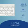 R-Go Tools ergonomiskā tastatūra R-Go Compact Break, kompakta tastatūra ar pārtraukuma programmatūru, QWERTZ (DE), Bluetooth, balta