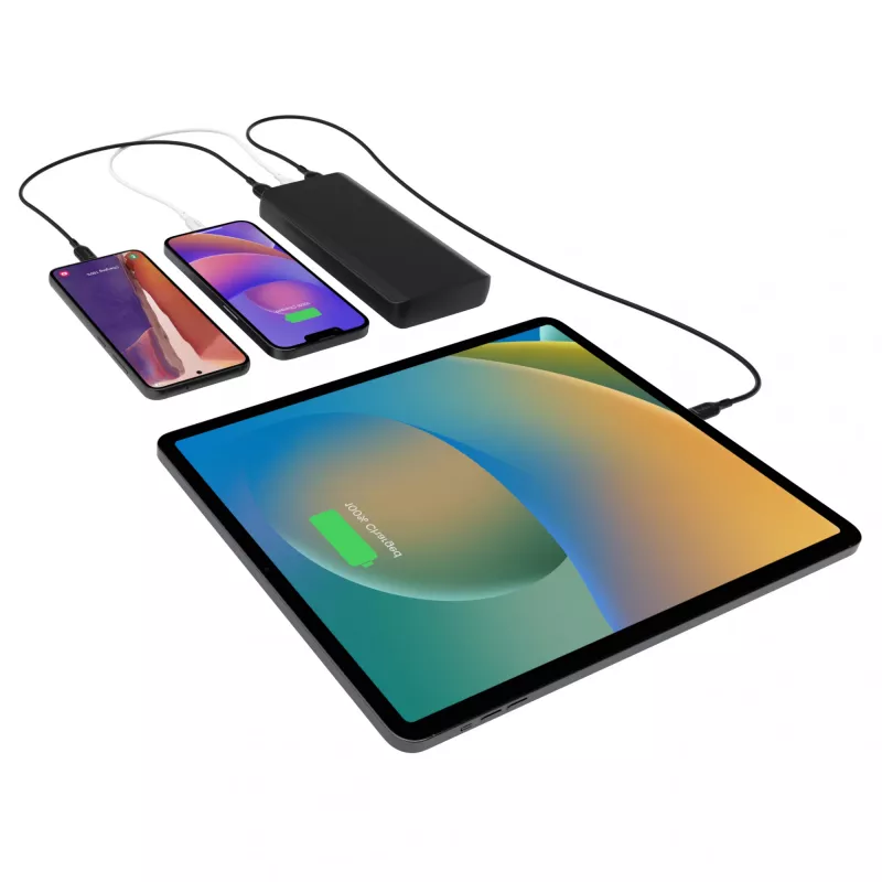 mophie essentials powerstation 20K 20000 mAh Melna