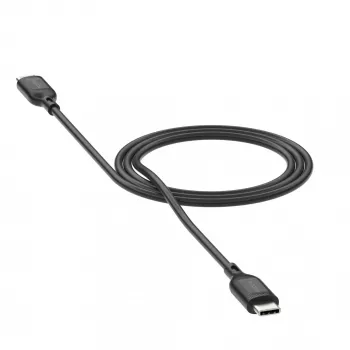 USB-C uz USB-C uzlādes kabelis 1 m — Zagg International mophie essentials, USB 2.0, Melns