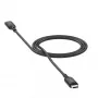 USB-C uz USB-C uzlādes kabelis 1 m — Zagg International mophie essentials, USB 2.0, Melns