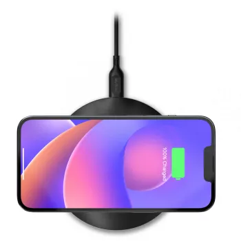 mophie essentials bezvadu uzlādes paliktnis 15 W Viedtālrunis Melns USB Iekštelpu