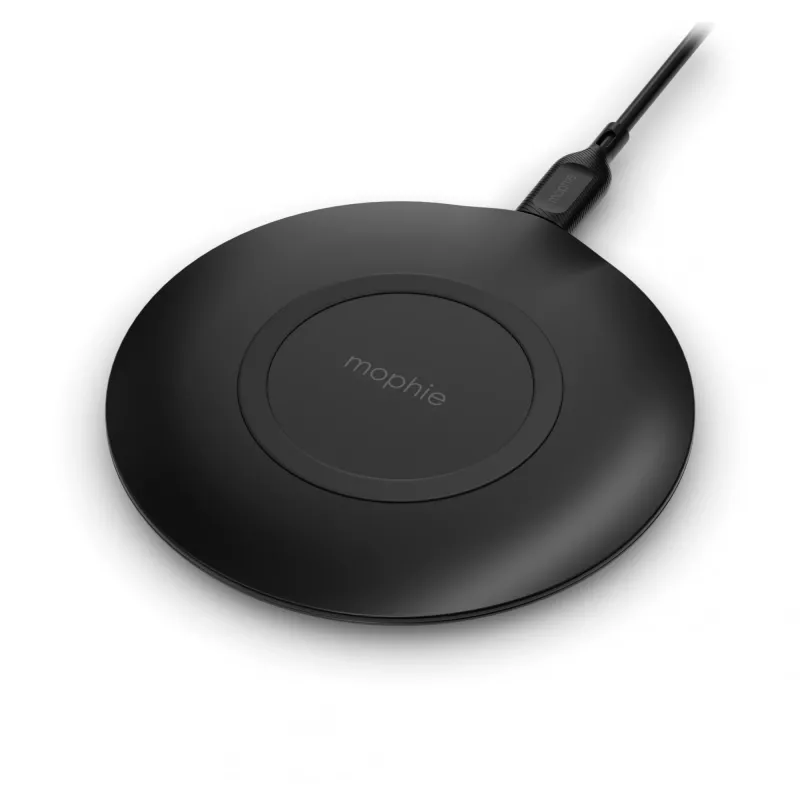 mophie essentials bezvadu uzlādes paliktnis 15 W Viedtālrunis Melns USB Iekštelpu