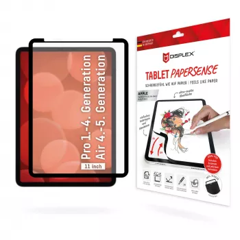 Displex TABLET PAPERSENSE iPad Pro 11'' (1./2./3./4. paaudzei)/Air (4./5. paaudzei), noņemama rakstīšanas vai zīmēšanas plēve ar papīra sajūtu