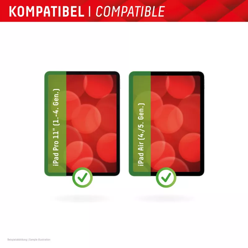 Displex TABLET PAPERSENSE iPad Pro 11'' (1./2./3./4. paaudzei)/Air (4./5. paaudzei), noņemama rakstīšanas vai zīmēšanas plēve ar papīra sajūtu