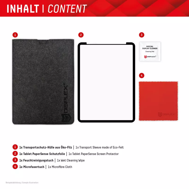 Displex TABLET PAPERSENSE iPad Pro 11'' (1./2./3./4. paaudzei)/Air (4./5. paaudzei), noņemama rakstīšanas vai zīmēšanas plēve ar papīra sajūtu