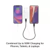 Strāvas adapteris Zagg 50 W, 2× USB-C, balts — Zagg mophie essentials