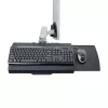 StarTech.com Sienas montāžas darbstacija, VESA stiprinājums 32 collu monitoriem (22 mārciņas/10 kg), pilnībā locīklu viena monitora stiprinājums un tastatūras paliktnis ar galda datora/PC kronšteinu, stāvgalds