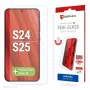 Displex ekrāna aizsargstikls (10H) Samsung Galaxy S24/S25, Eco montāžas rāmis, izturīgs pret skrāpējumiem