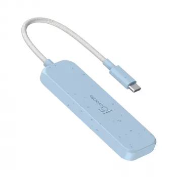 j5create Ekoloģisks USB-C uz 4 portu Type-C & Type-A Gen 2 centrmezgls