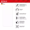 Displex Smart Glass (9H) priekš Xiaomi Redmi 13C, montāžas uzlīme, nesalaužams