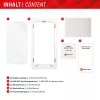 Displex ekrāna aizsargs (10H) Xiaomi Redmi Note 12 Pro(+) 5G, EASY-ON® Eco montāžas rāmis, izturīgs pret skrāpējumiem