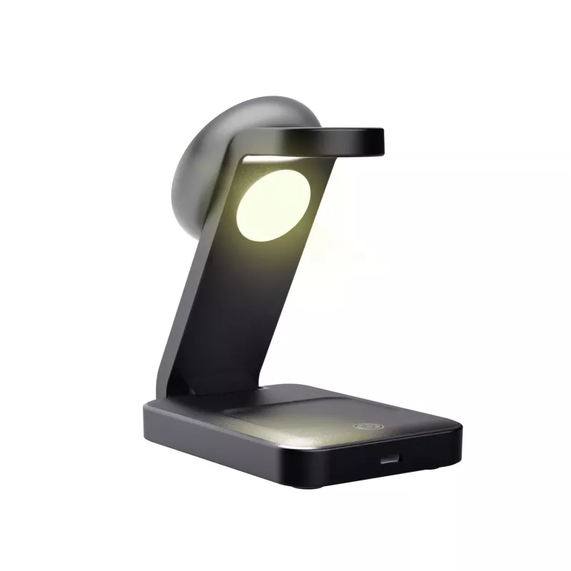 Trust Viro austiņas, austiņu komplekts, viedtālrunis, viedpulkstenis melns USB bezvadu uzlāde