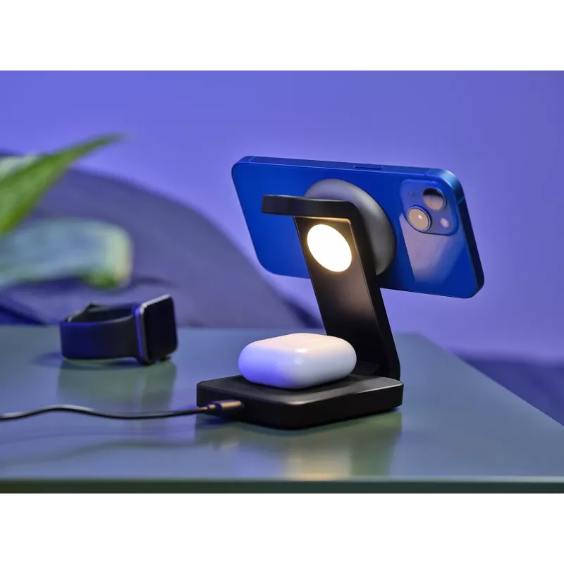 Trust Viro austiņas, austiņu komplekts, viedtālrunis, viedpulkstenis melns USB bezvadu uzlāde