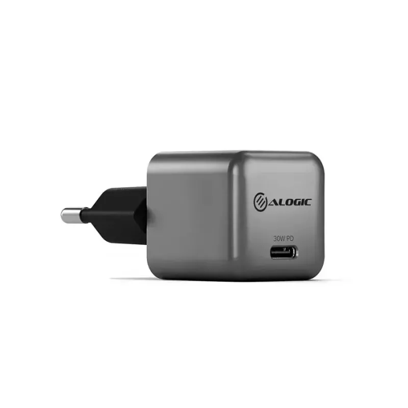 ALOGIC 1X30 30W Rapid Power USB-C MINI GaN lādētājs iekštelpām Maiņstrāva Mobilais tālrunis Klēpjdators Viedtālrunis Planšetdators