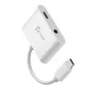 j5create JCA122 USB-C® uz 3,5 mm audio adapteris ar strāvas piegādi, melns