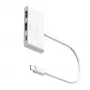 j5create JCA399 USB-C® uz HDMI™ 4K144Hz un USB™ 3.2 ar jaudas piegādi 100W, Balts