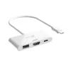 j5create JCA399 USB-C® uz HDMI™ 4K144Hz un USB™ 3.2 ar jaudas piegādi 100W, Balts