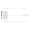 j5create JCA399 USB-C® uz HDMI™ 4K144Hz un USB™ 3.2 ar jaudas piegādi 100W, Balts
