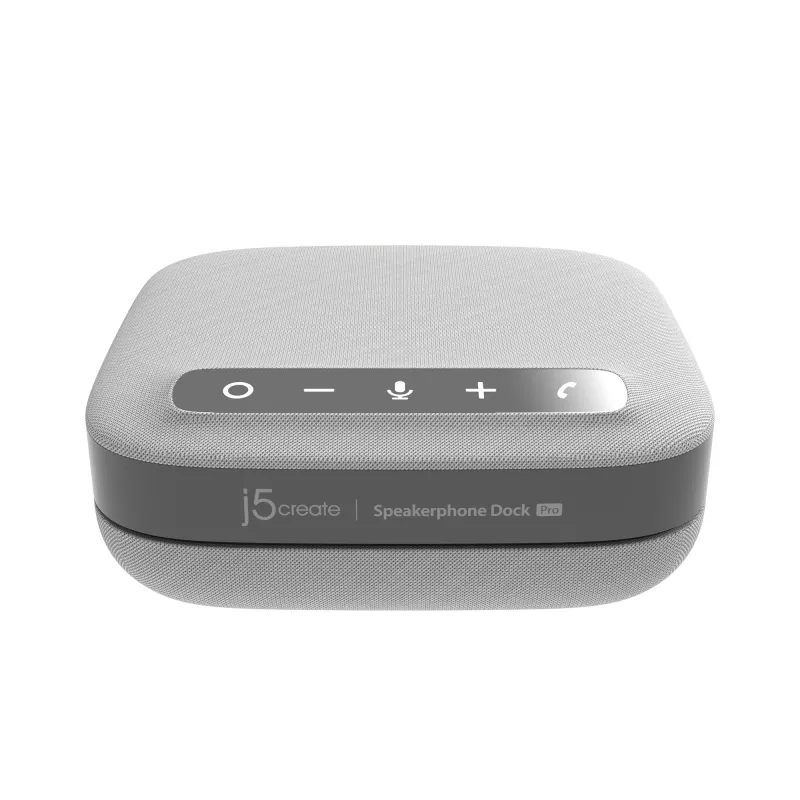 j5create JCDS337 USB-C® Dual 4K Speakerphone Dock Pro, Melns