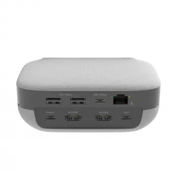 j5create JCDS337 USB-C® Dual 4K Speakerphone Dock Pro, Melns