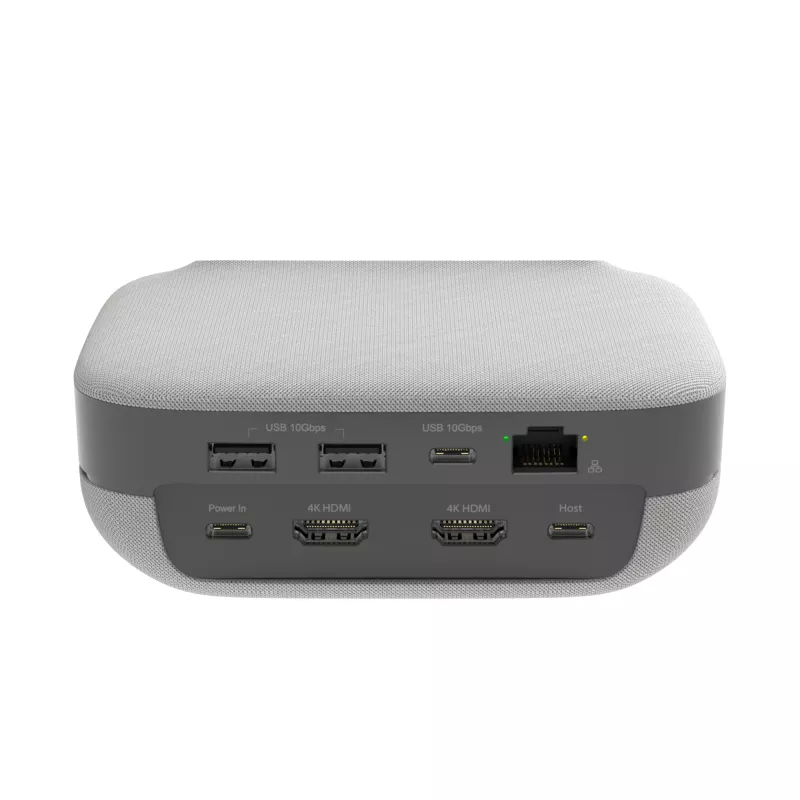 j5create JCDS337 USB-C® Dual 4K Speakerphone Dock Pro, Melns