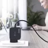 j5create JUP1565DC 67W GaN PD USB-C® mini lādētājs ar 6 veidu līdzstrāvas savienotājiem, ES, melns