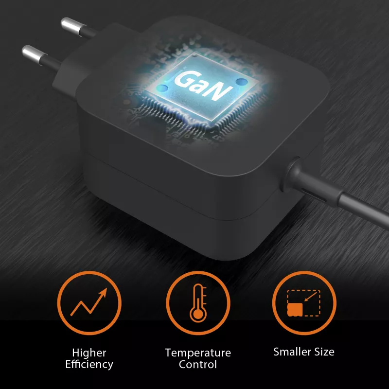 j5create JUP1565DC 67W GaN PD USB-C® mini lādētājs ar 6 veidu līdzstrāvas savienotājiem, ES, melns
