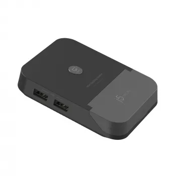 j5create JCD620 Mini Docking Station for Nintendo Switch™, Melns