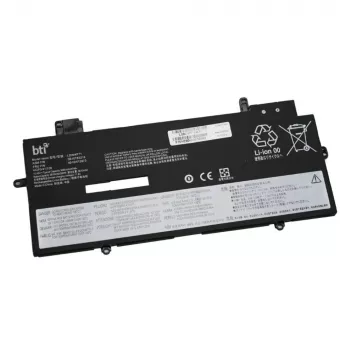 Baterija BTI 57 Wh 4 šūnu L20C4P71-BTI saderīga ar Lenovo ThinkPad X1 Yoga Gen 8, 15,4 V, 3600 mAh, melna