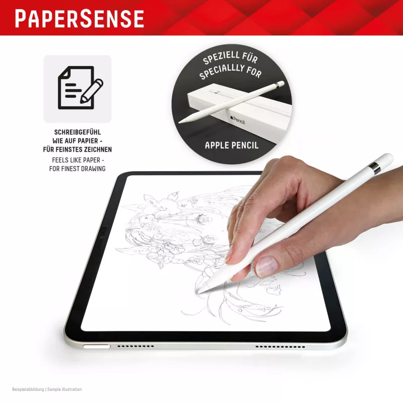 Displex TABLET PAPERSENSE for iPad Pro 11'' (2025/2024), removable writing or drawing film with Paper Feeling