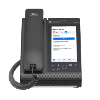 IP tālrunis AudioCodes Teams C470HD PoE GbE vadu klausule Android