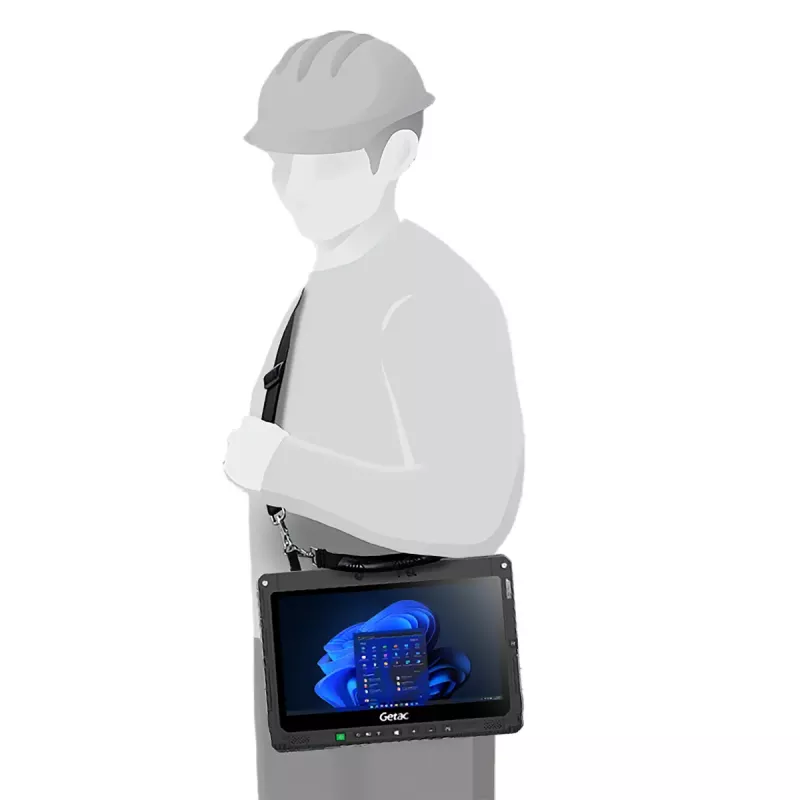 Aizsargapvalks Gamber-Johnson InfoCase FIELDMATE Mobility Bundle Heavy Weight planšetdatoriem Getac A140 / F110 G6 / K120, piemērots 35,6 cm (14 collu) ekrāniem