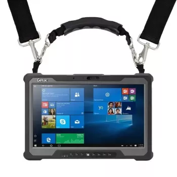 Aizsargapvalks Gamber-Johnson InfoCase FIELDMATE Mobility Bundle Heavy Weight planšetdatoriem Getac A140 / F110 G6 / K120, piemērots 35,6 cm (14 collu) ekrāniem