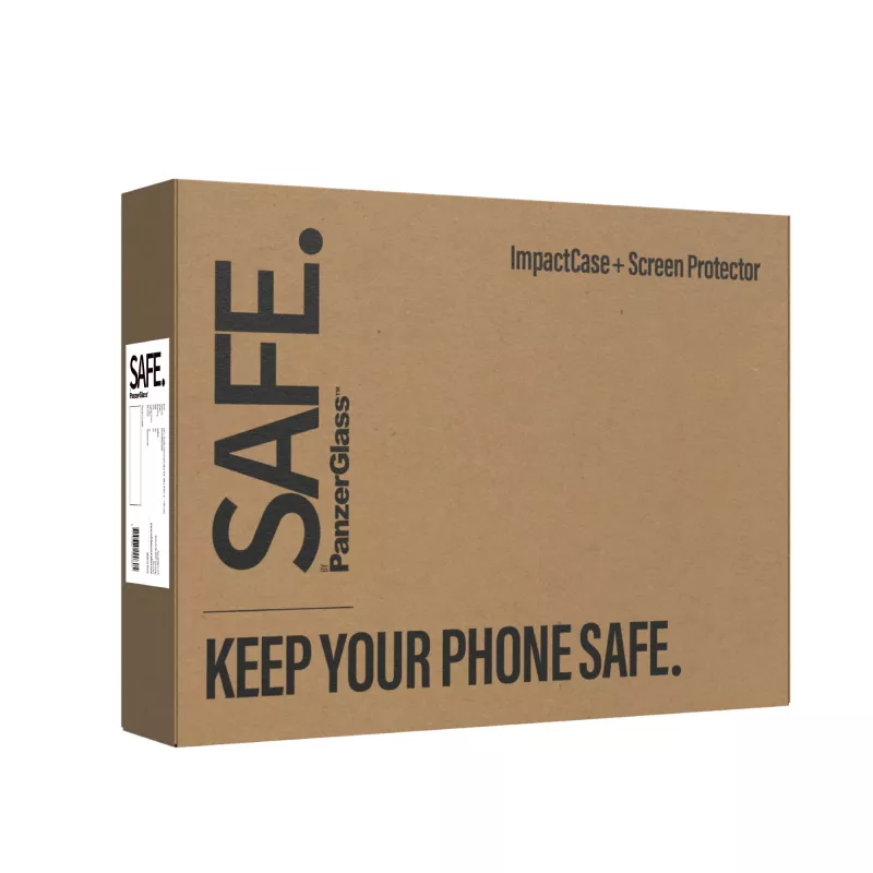 Ekrāna aizsargu 2-vienā komplekts PanzerGlass SAFE. Samsung Galaxy S24 — rūdītais stikls + TPU aizmugures vāciņš, caurspīdīgs, 50 gab.