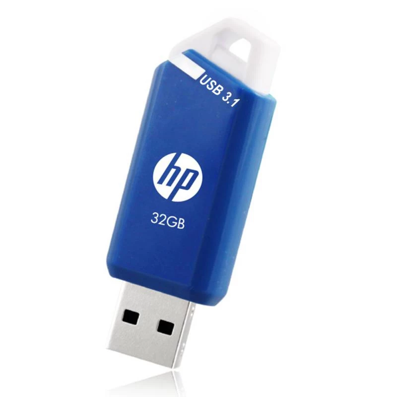 HP x755w USB zibatmiņa 32 GB USB Type-A 3.2 Gen 1 (3.1 Gen 1) zila, balta