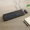 Incase Designed by Microsoft Wired Desktop 600 tastatūra pele included Universal USB QWERTY UK English Melns